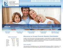 Tablet Screenshot of beaudry-deschatelets.com